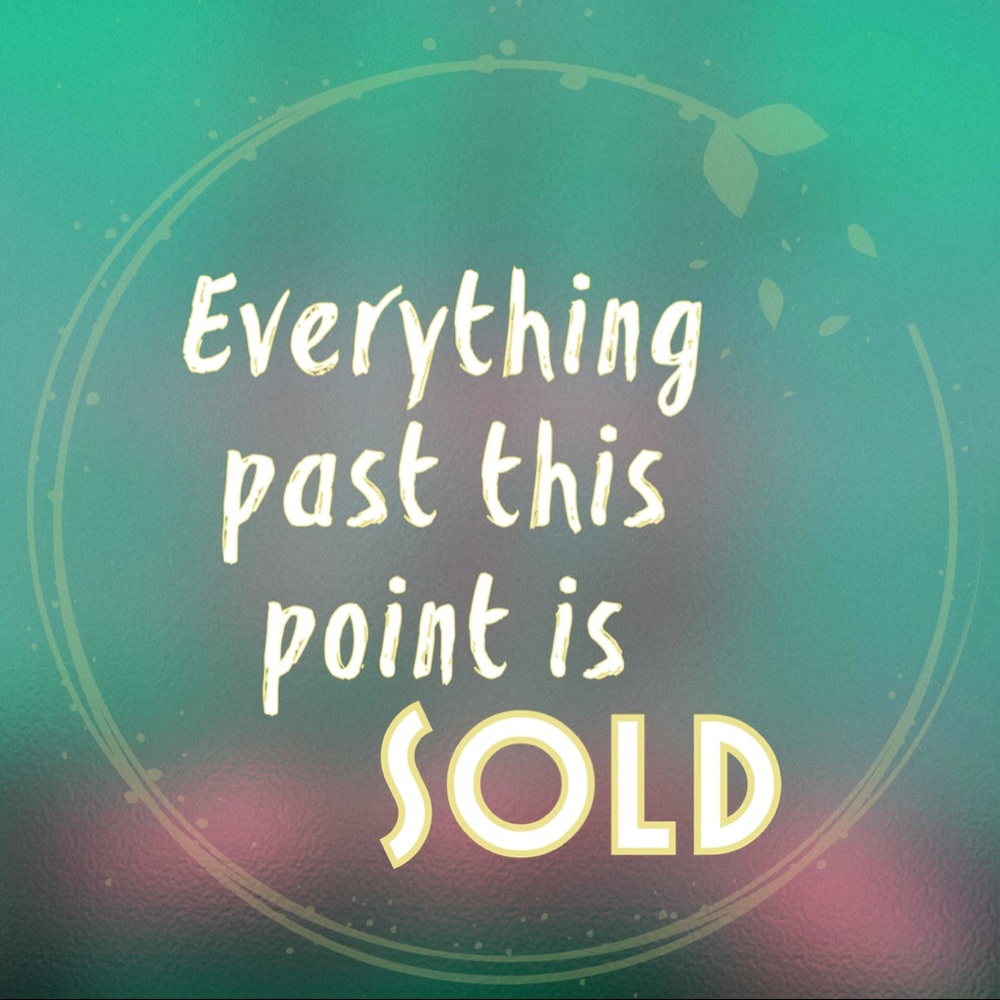 Sold Items Below